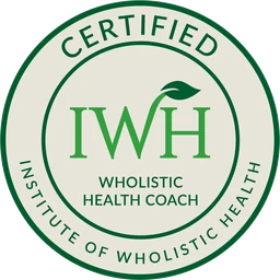 CERTIFIED IWH Wholistic Health Coach seal, Institute of Wholistic Health