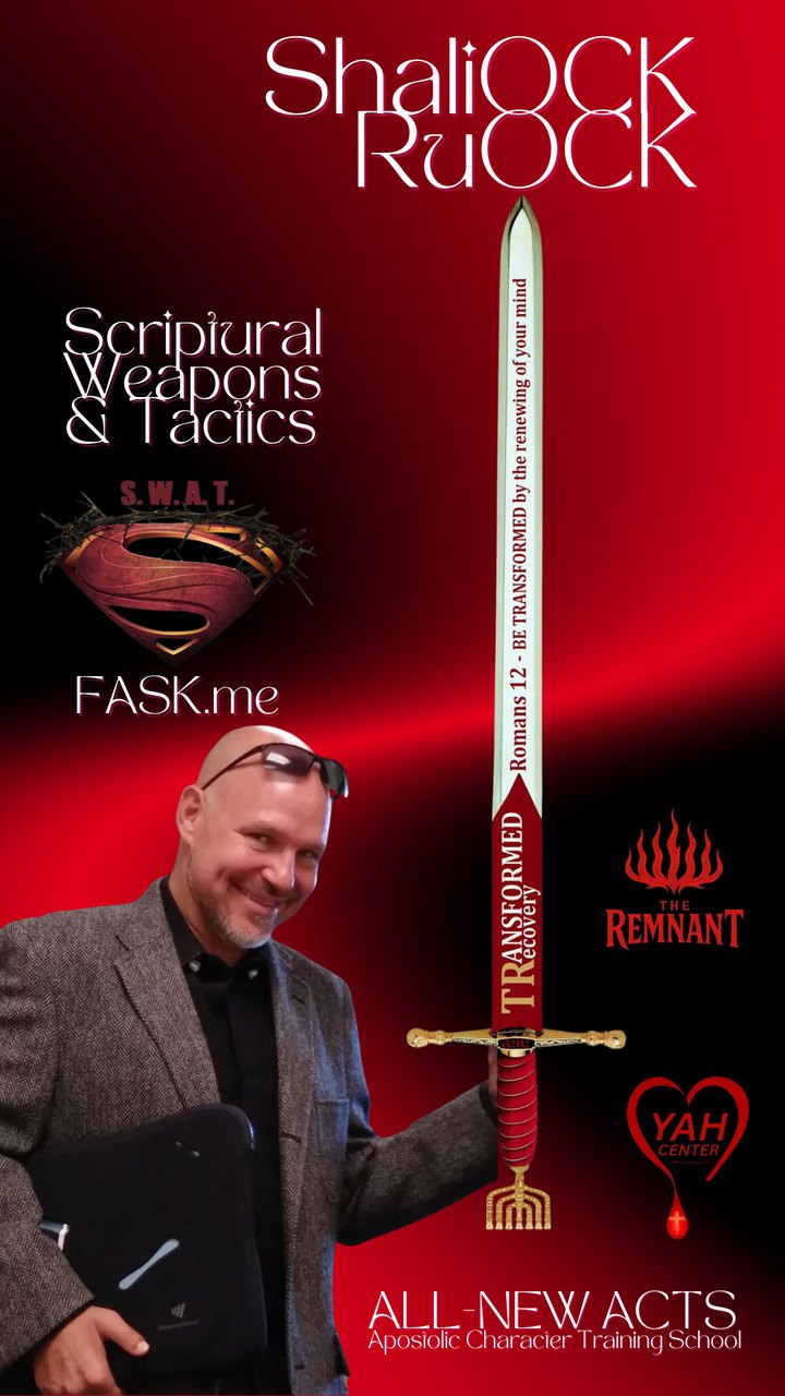 ShaliOCK RuOCK: Scriptural Weapons & Tactics, S.W.A.T., FASK.me, ALL-NEW ACTS Apostolic Character Training School