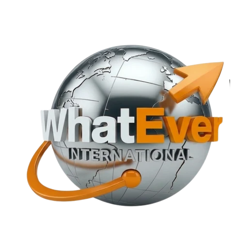 WhatEver International globe logo